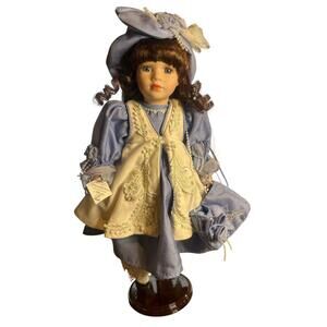 Doll porcelain 16”VICTORIAN COLLECTION DOLL By Melissa Jane